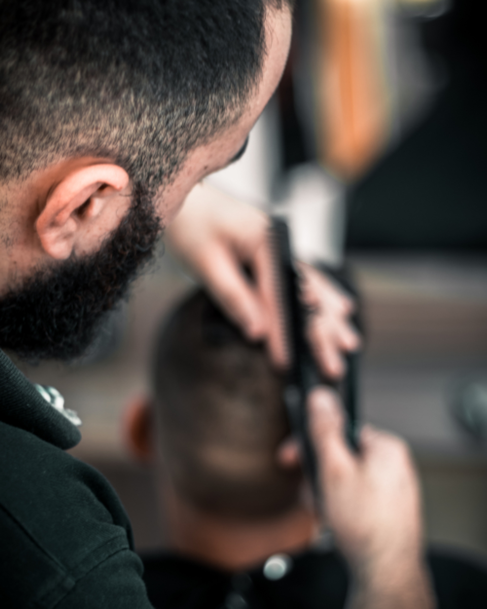 hair styled at Trace Barbers, Leeds
